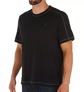 Cotton Modal Crew Neck T-Shirt Black L