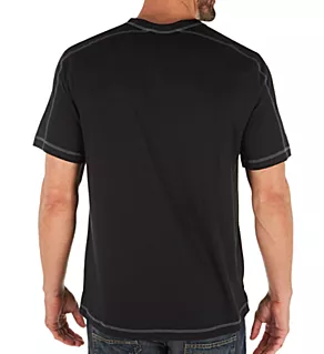 Cotton Modal Crew Neck T-Shirt Black L