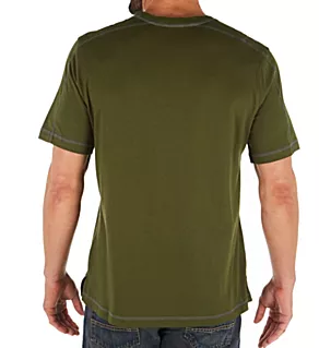 Cotton Modal Crew Neck T-Shirt Rifle Green M