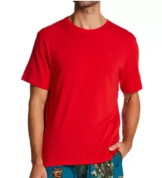 Cotton Modal Knit Jersey T-Shirt Red XL