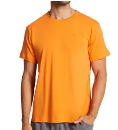 Cotton Modal Knit Jersey Tee Orange peel L