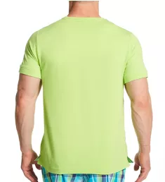 Cotton Modal Knit Jersey Tee Jade Lime M