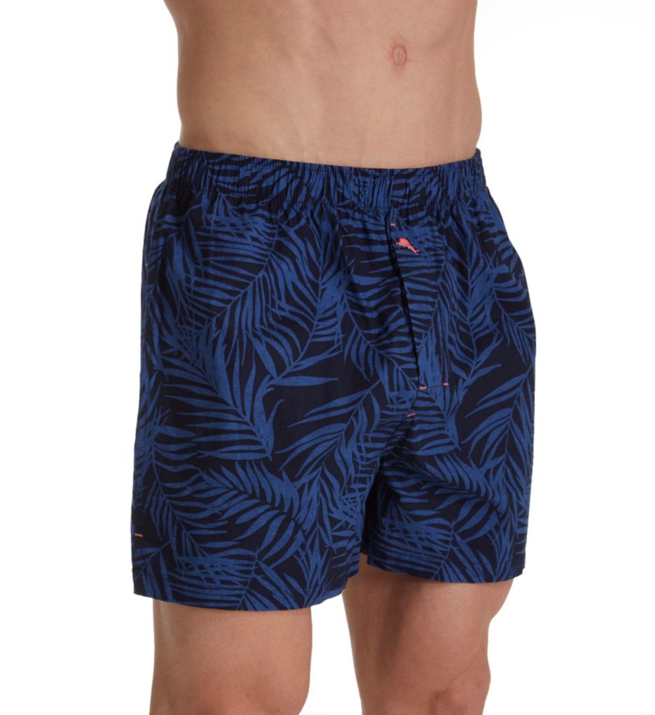Midnight Leaves Woven Boxer