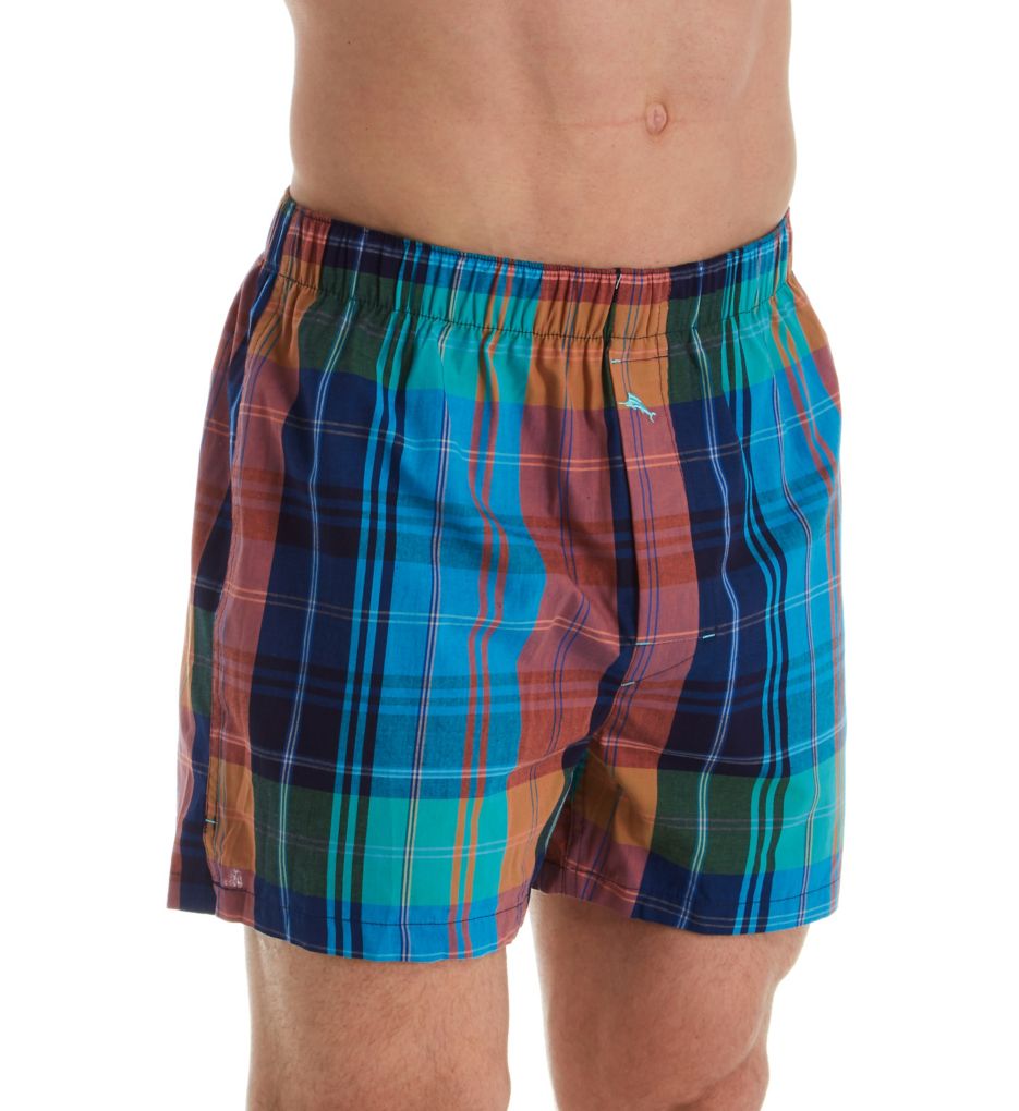 Preppy Plaid Yarn-Dye Woven Boxer