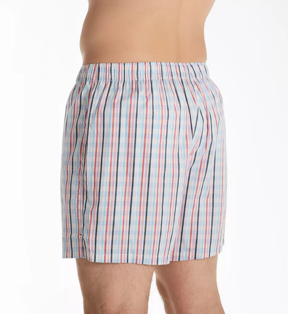 Tommy Bahama Stripe Plaid Cotton Woven Boxer TB72002 - Image 2