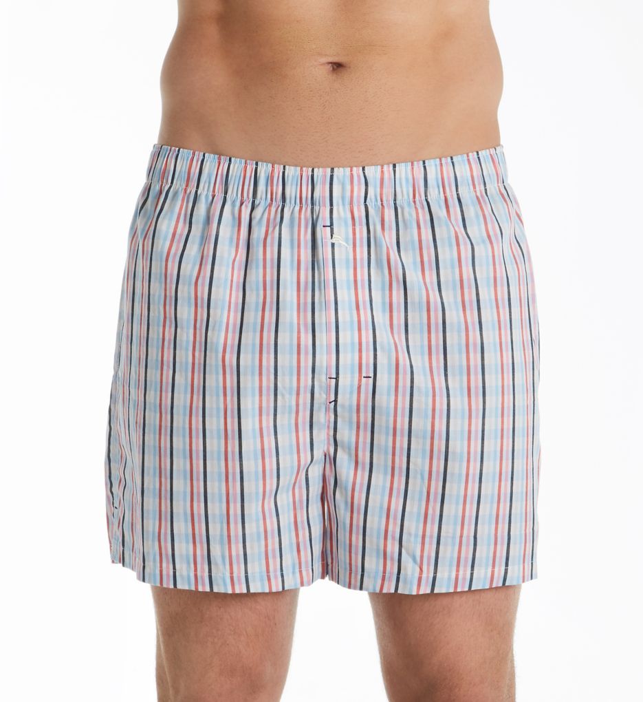 Stripe Plaid Cotton Woven Boxer-fs