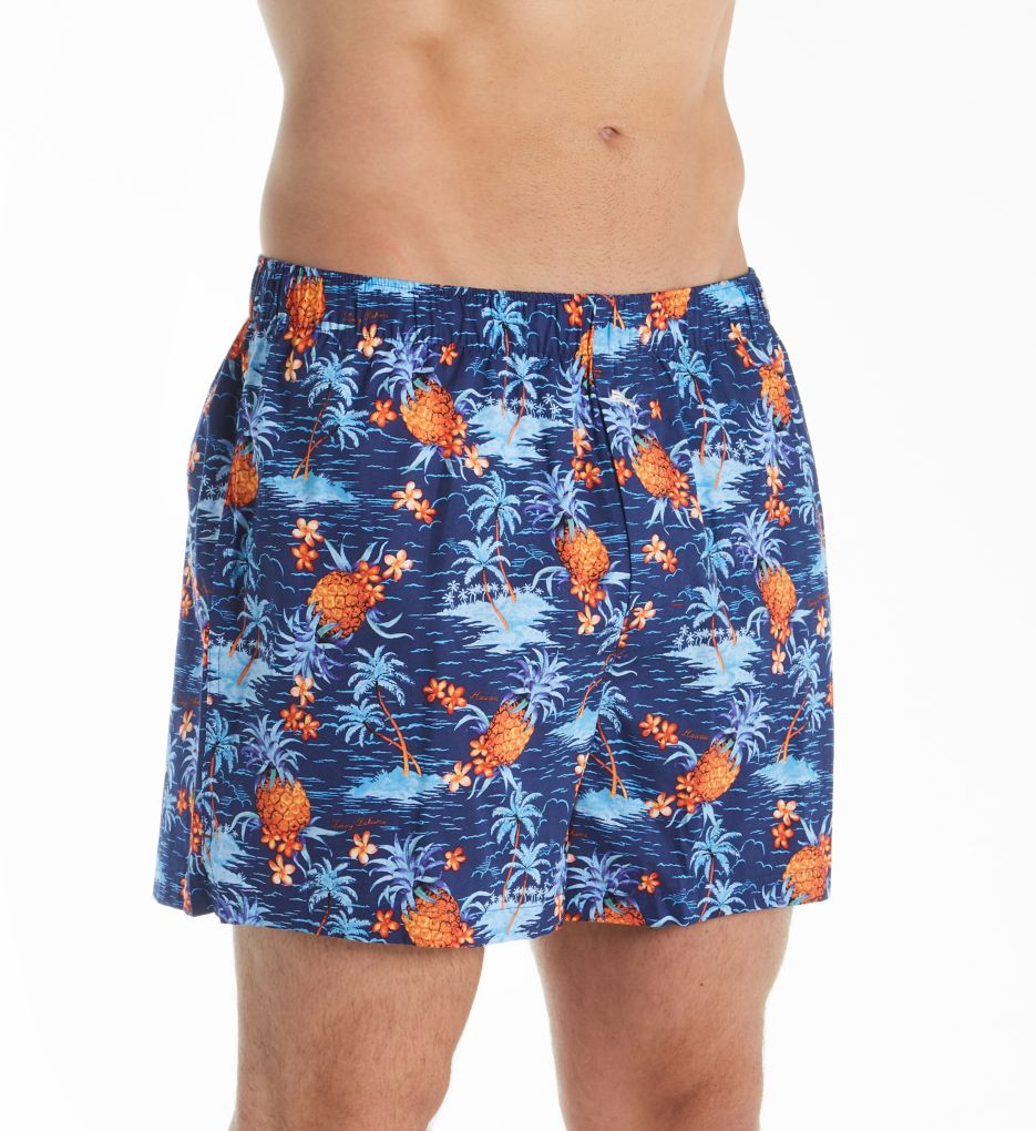 Pineapple Island Cotton Woven Boxer