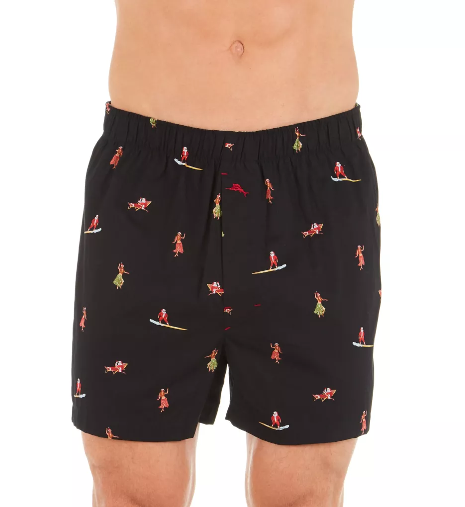 Tommy Bahama Surfing Santa Cotton Woven Boxer TB72052 - Image 1