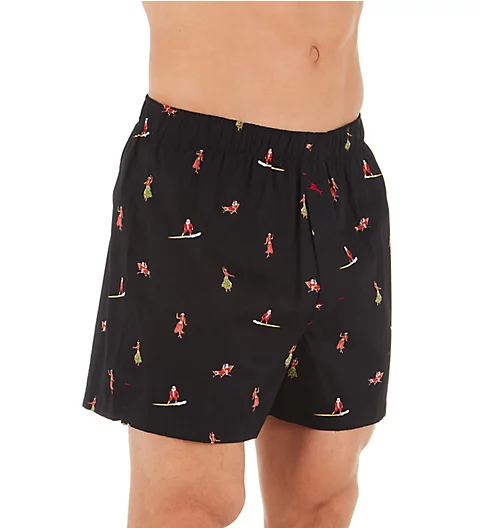 Tommy Bahama Surfing Santa Cotton Woven Boxer TB72052