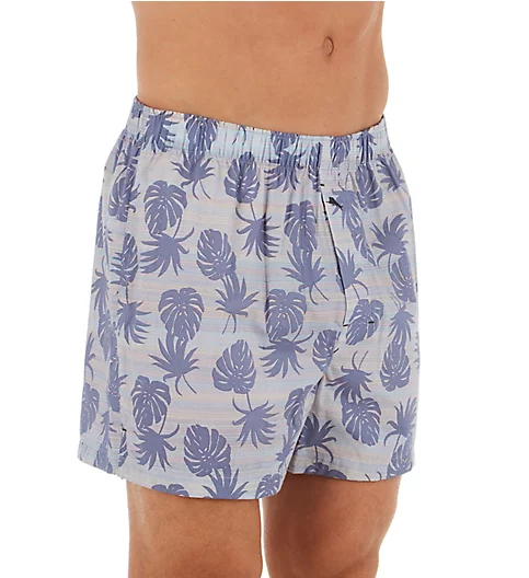 Tommy Bahama Stripe Leaves Cotton Woven Boxer TB72068