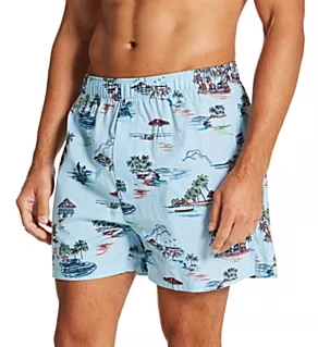 Big & Tall Cotton Printed Woven Boxer