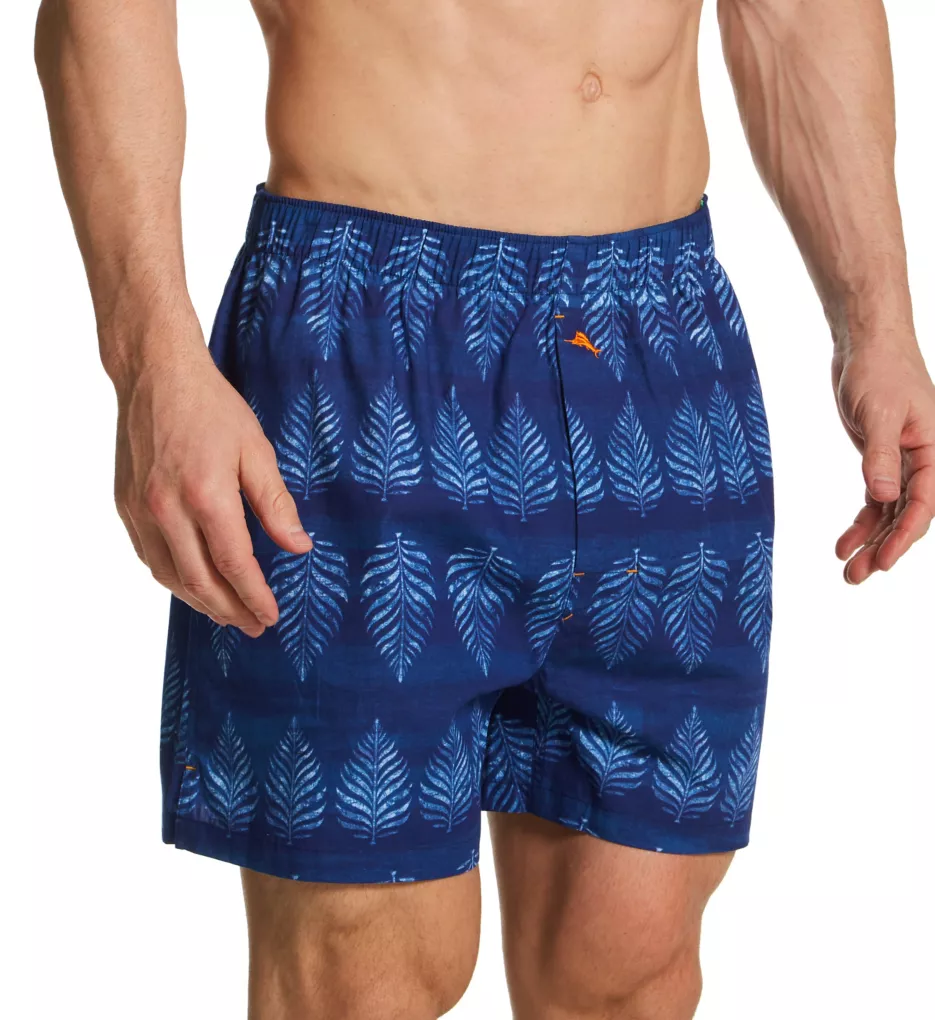 Big & Tall 100% Cotton Woven Boxer Island Leaves 3XL