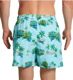 Big & Tall 100% Cotton Woven Boxer Tropical Landscape 2XL