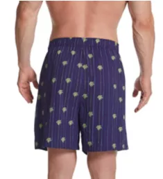 Big & Tall Seersucker Boxer Palm Tree 2XL