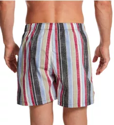 Printed 100% Cotton Woven Boxer Stripe M