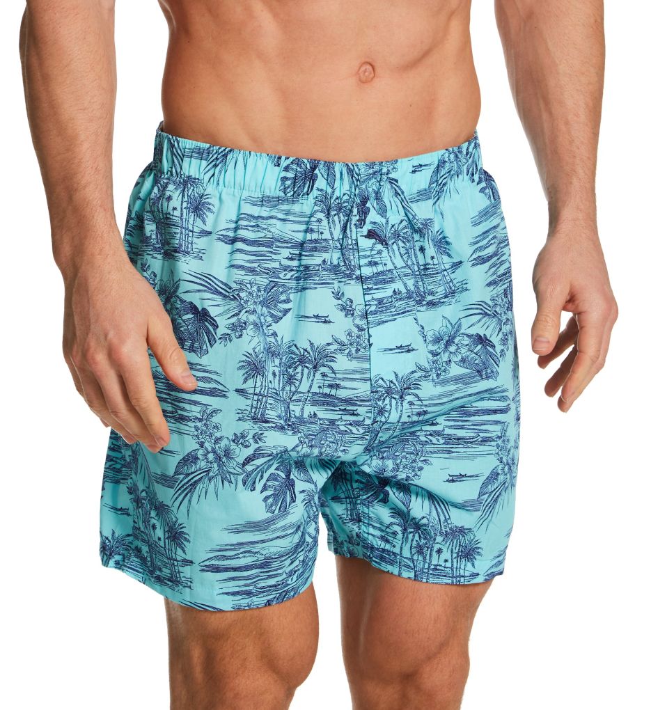 100% Cotton Printed Woven Boxer Short-gs