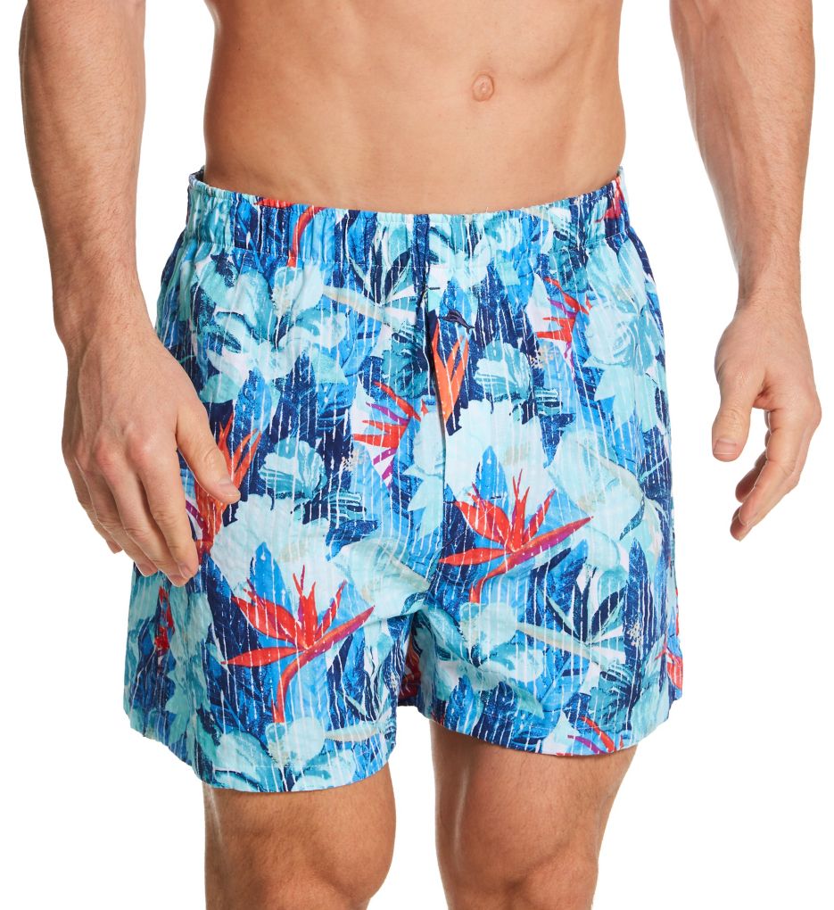 100% Cotton Seersucker Printed Woven Boxer TROPC M