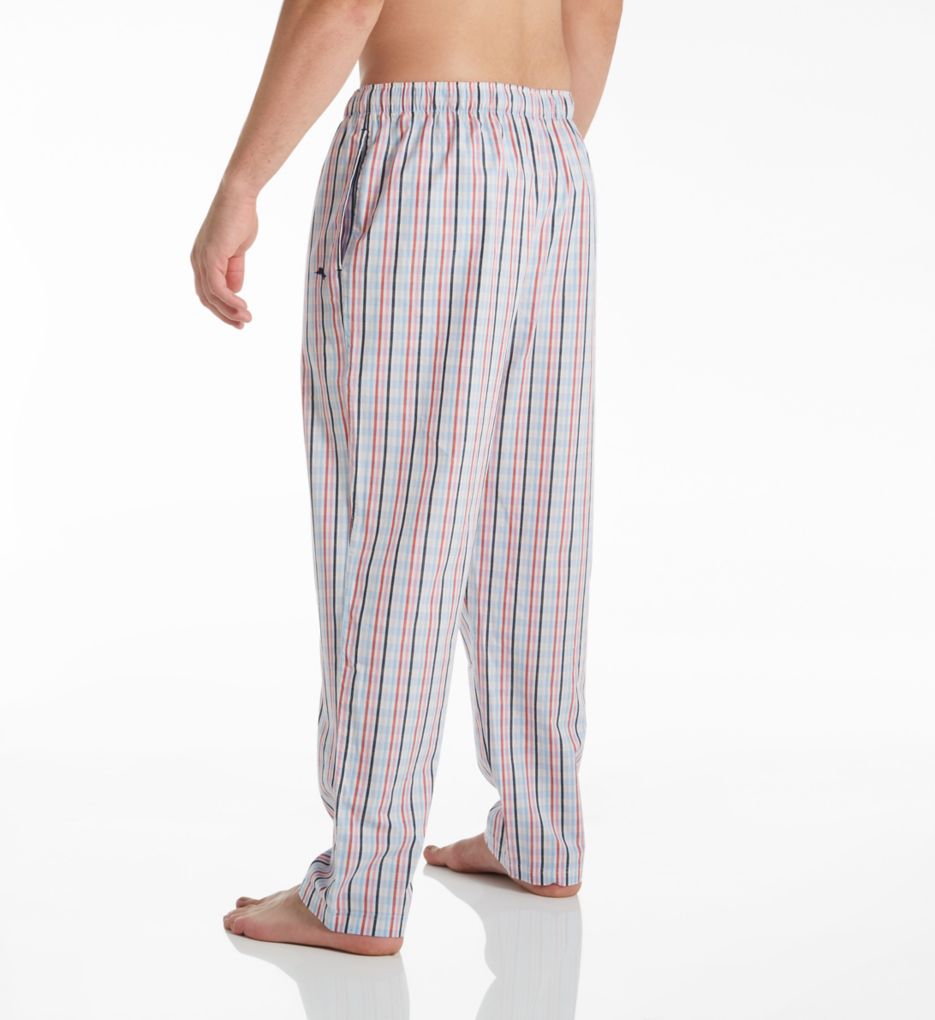 Stripe Plaid Cotton Woven Pant