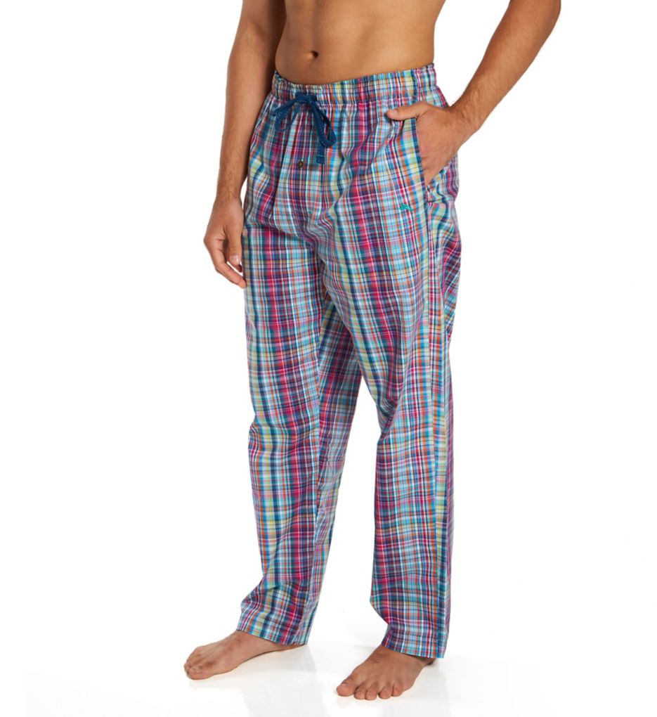 Plaid Cotton Woven Pant Plaid XL by Tommy Bahama