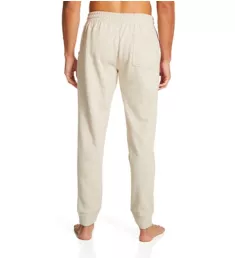 Cotton Rib Knit Jogger Oatmeal M