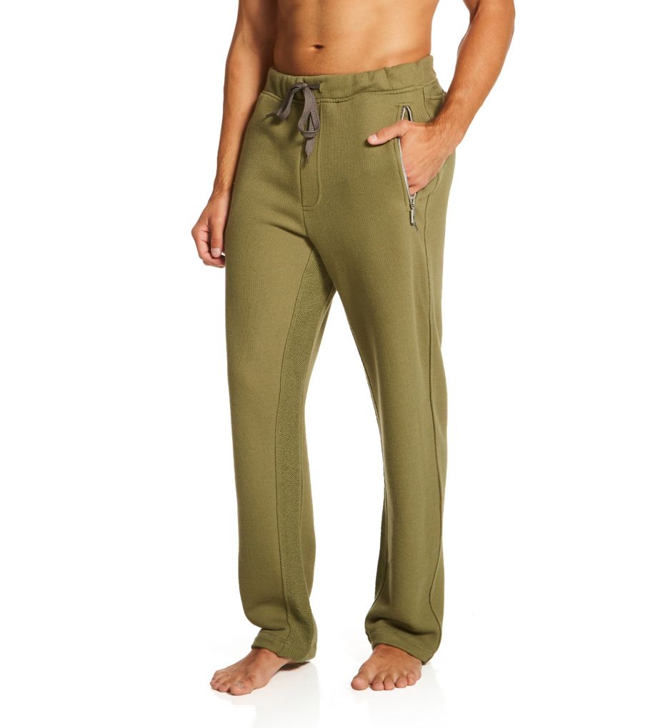 Loop French Terry Lounge Pant Olive Green 2XL by Tommy Bahama