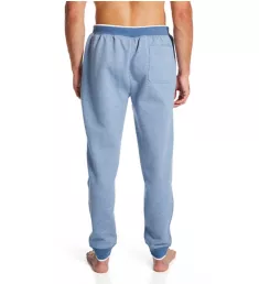 Sherpa Back Knit Jogger Heather Blue L