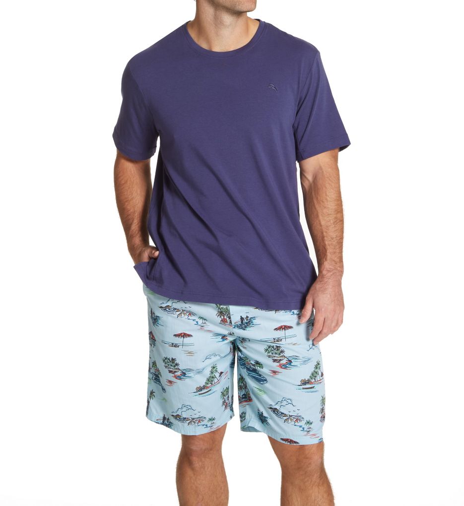 Tommy Bahama Big & Tall Cotton Woven Short Set TB92290X - Image 1