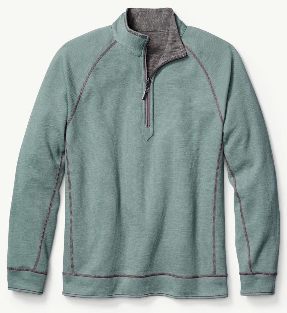 Slubtropic Reversible Half-Zip Sweatshirt-cs2