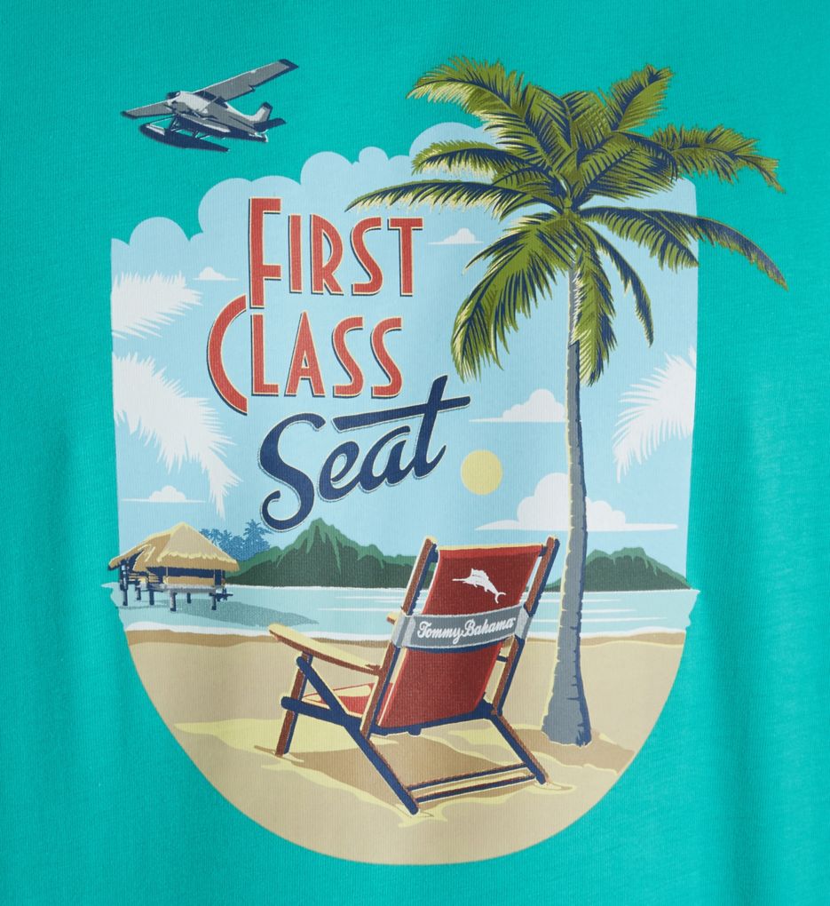 First Class Seat Screen Print T-Shirt-cs1