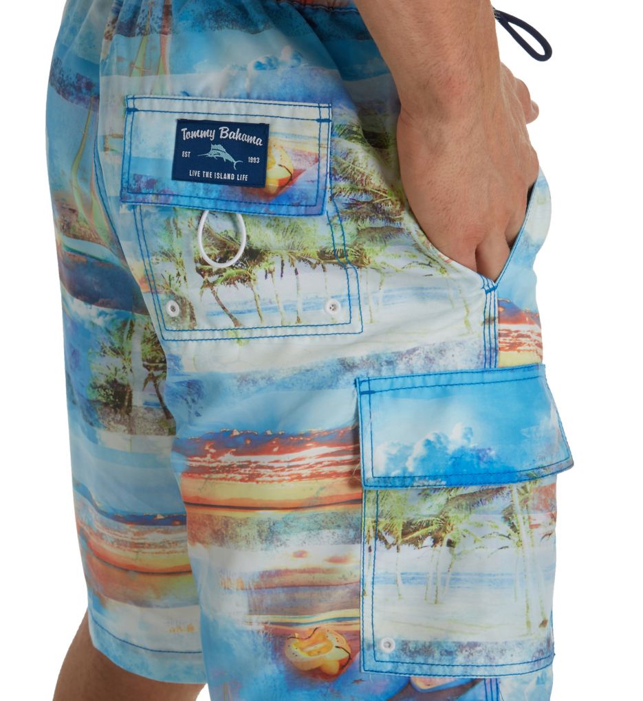 Baja Hibiscus Beach 9 Inch Boardshort-cs1