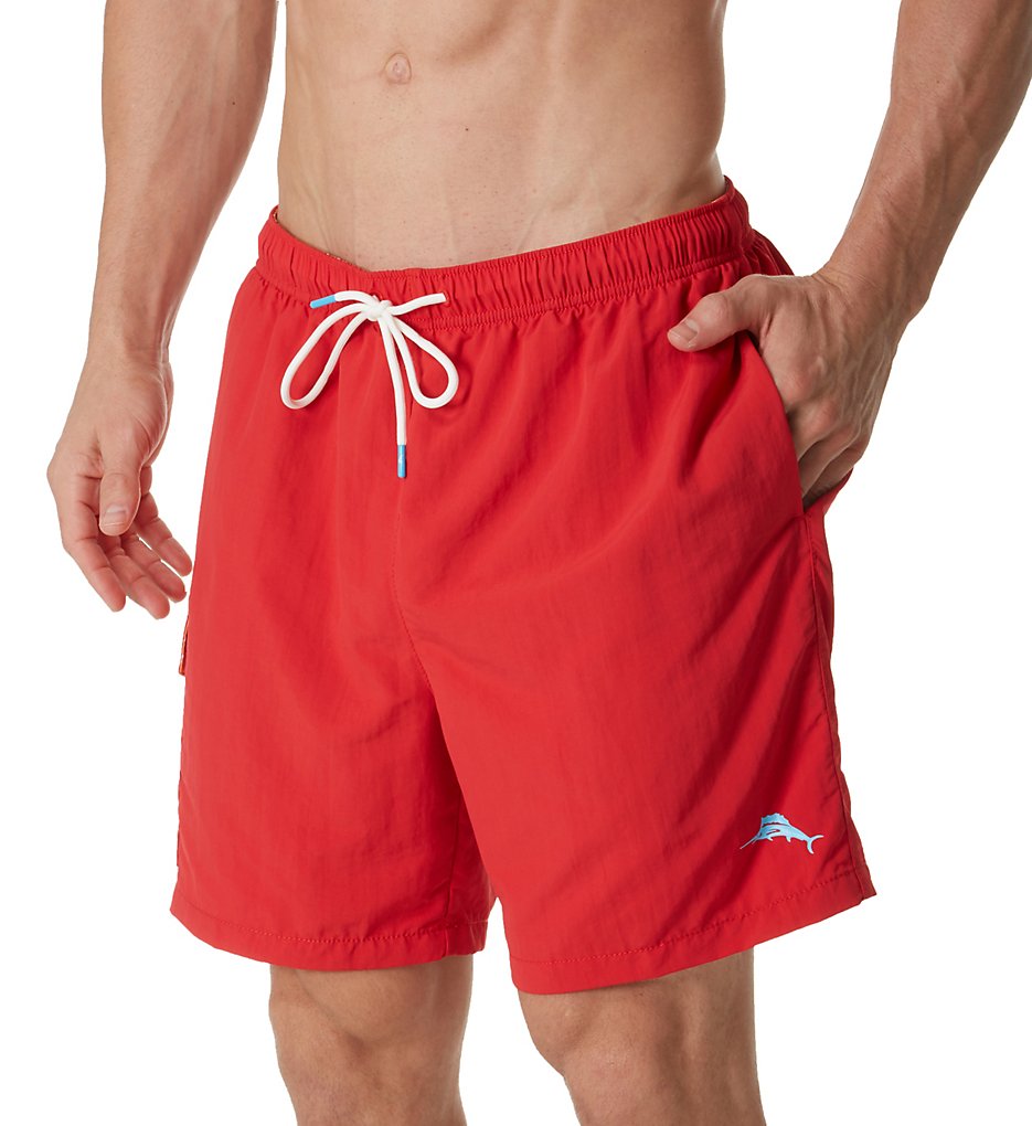 Tommy Bahama TR918998 Naples Coast UPF 50 Swim Trunk (Ribbon Red)