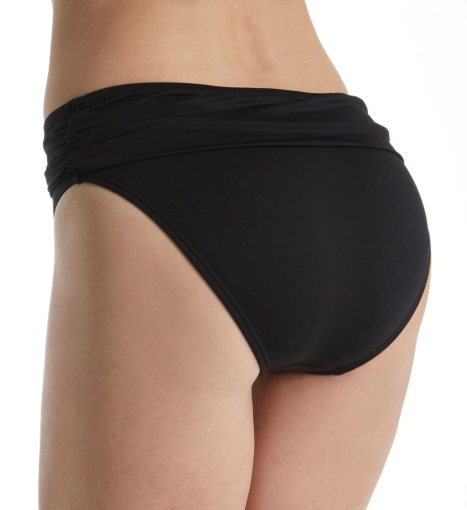 Pearl Solids High Waist Brief Swim Bottom