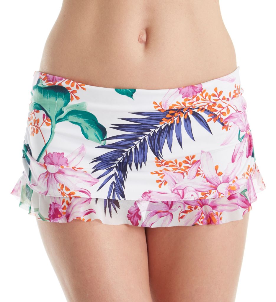 Orchid Canopy Ruffle Skirted Hipster Swim Bottom-fs