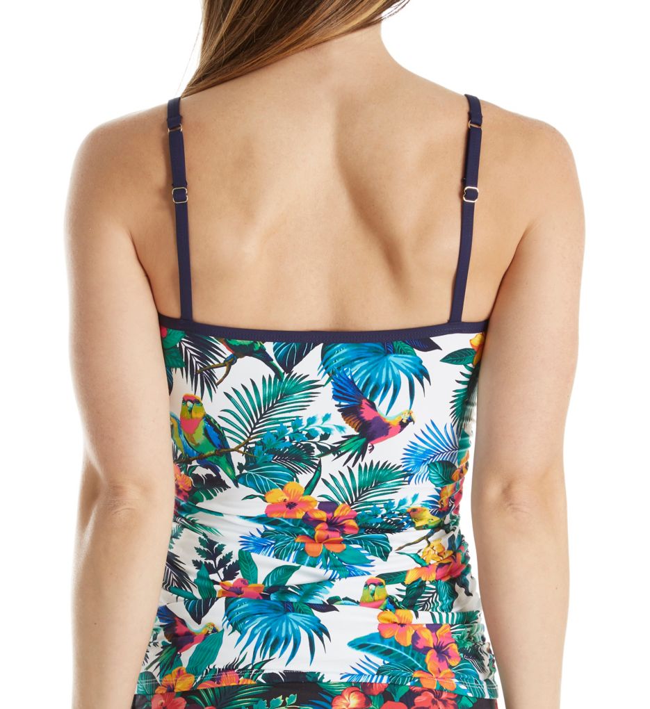 Jungle Flora Tummy Control Tankini Swim Top