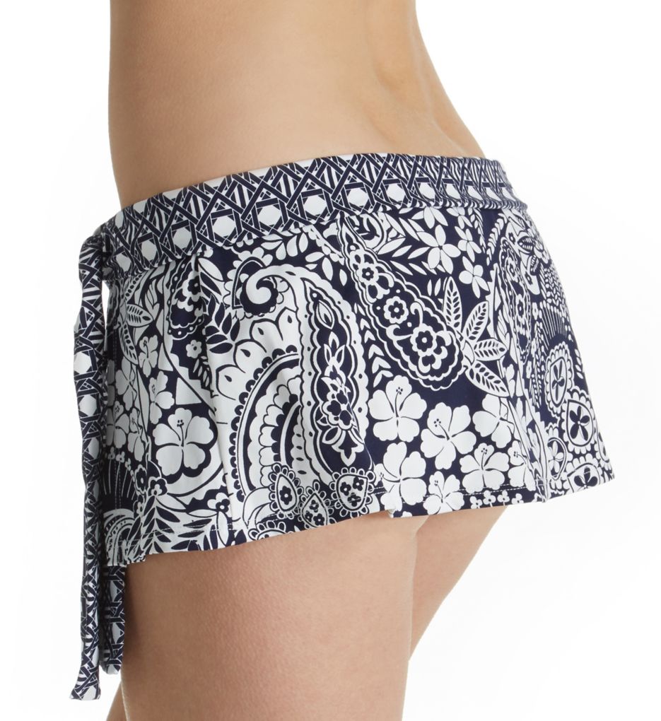 Paisley Paradise Skirted Hipster Swim Bottom