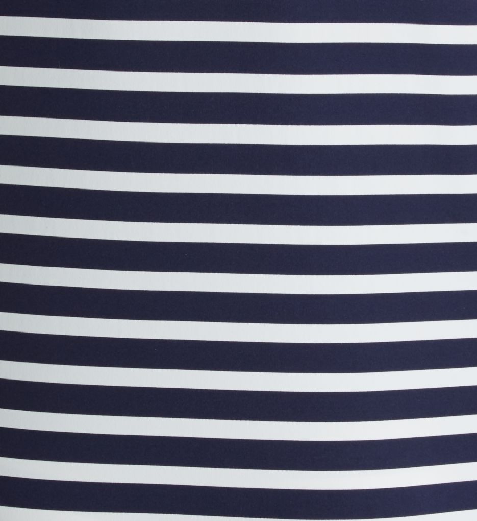 Breton Stripe Tank Spa Dress Swim Cover Up-cs1