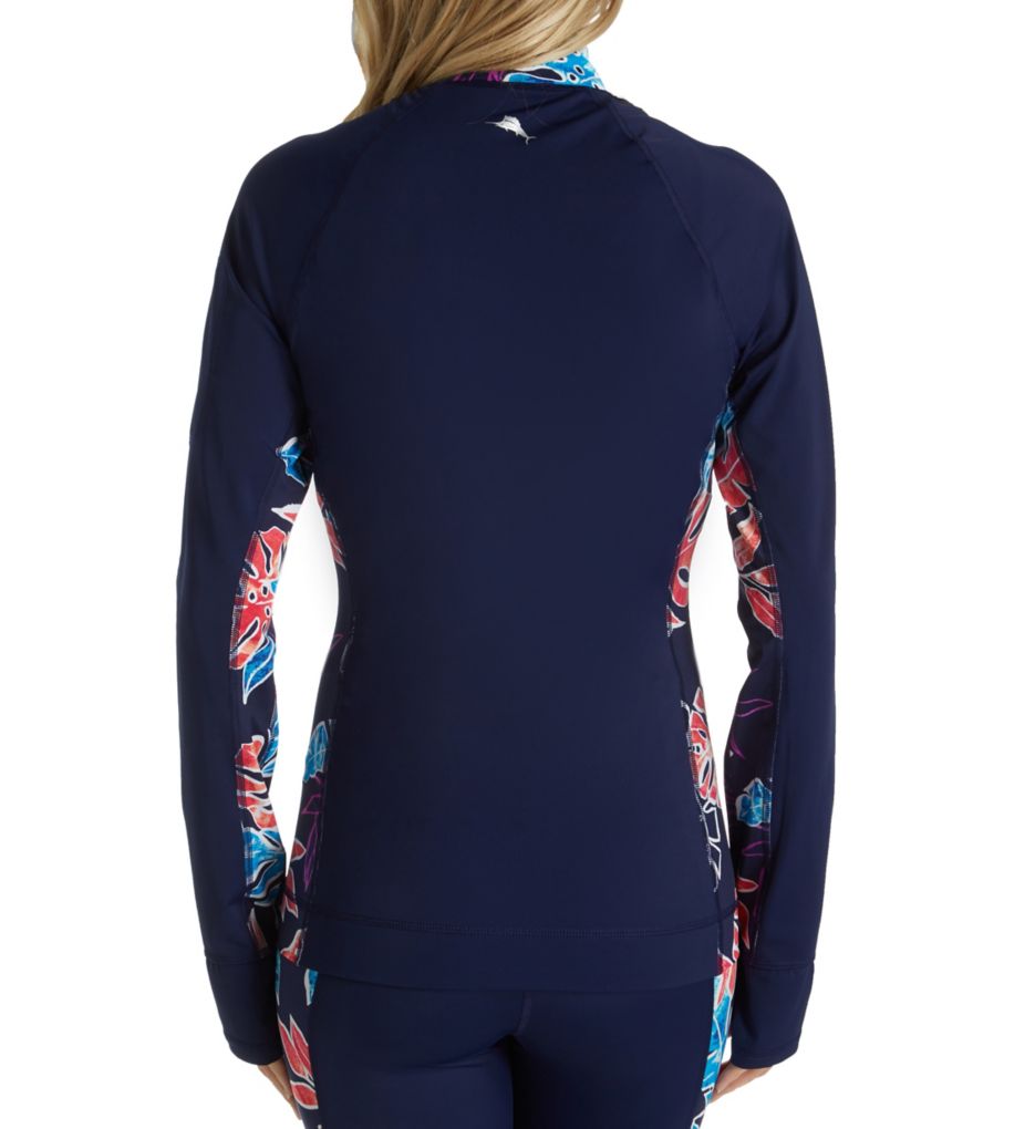 Island Active Long Sleeve Zip Front Rashguard-bs