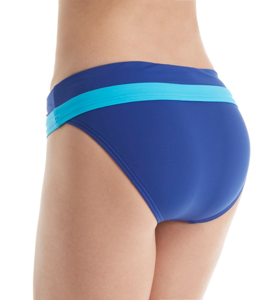 Deck Piping Wide Band Hipster Swim Bottom