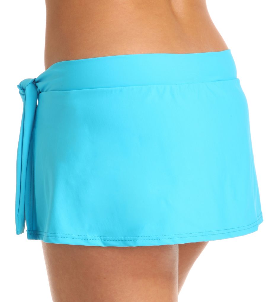 Pearl Solids Skirted Hipster Swim Bottom