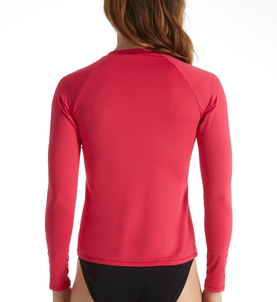 Deck Piping Long Sleeve 1/2 Zip Rash Guard-bs