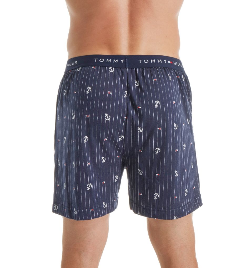 Anchor & Flag Print Knit Boxer-bs