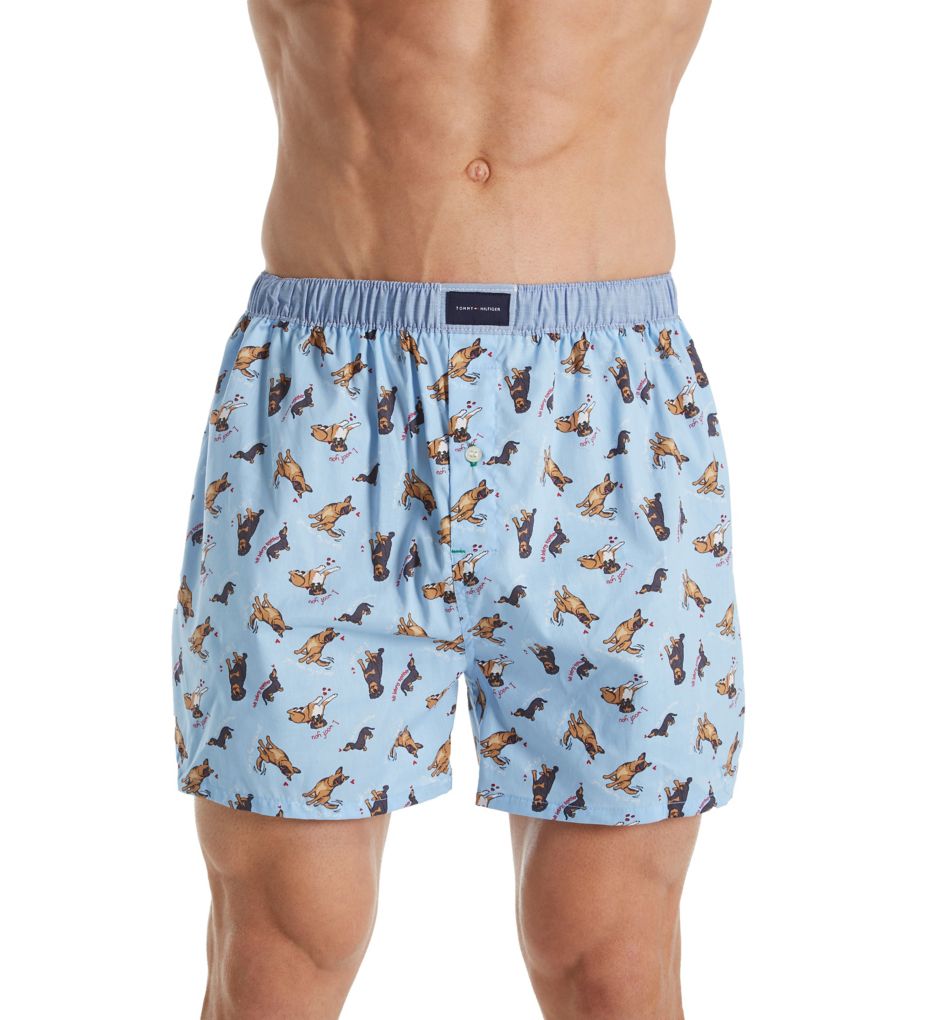 Love Print Fashion Woven Boxer-fs