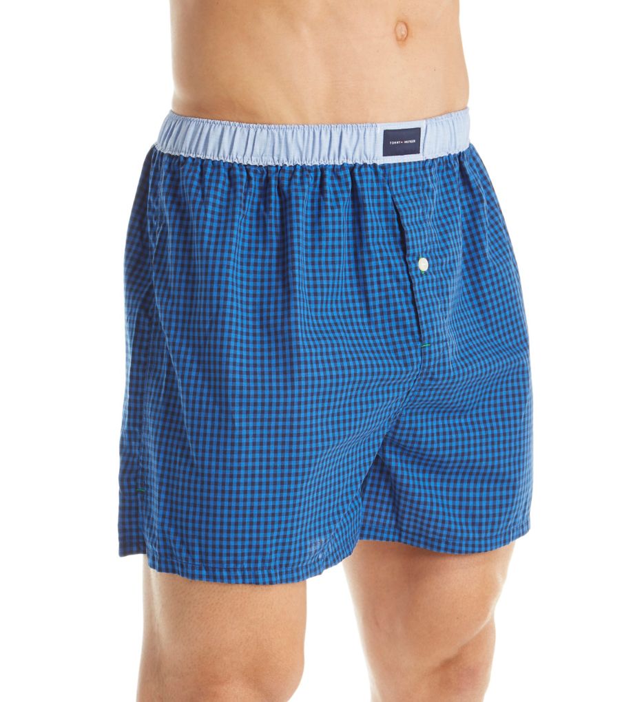 Basic 100% Cotton Plaid Woven Boxer-gs