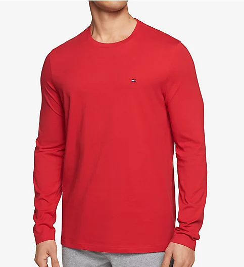 Tommy Hilfiger Long Sleeve Flag Crew Neck T-Shirt 09T3118