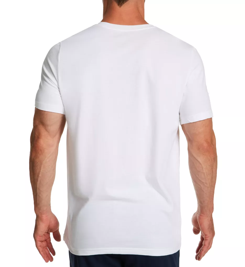 Core Flag V-Neck T-Shirt WHT M