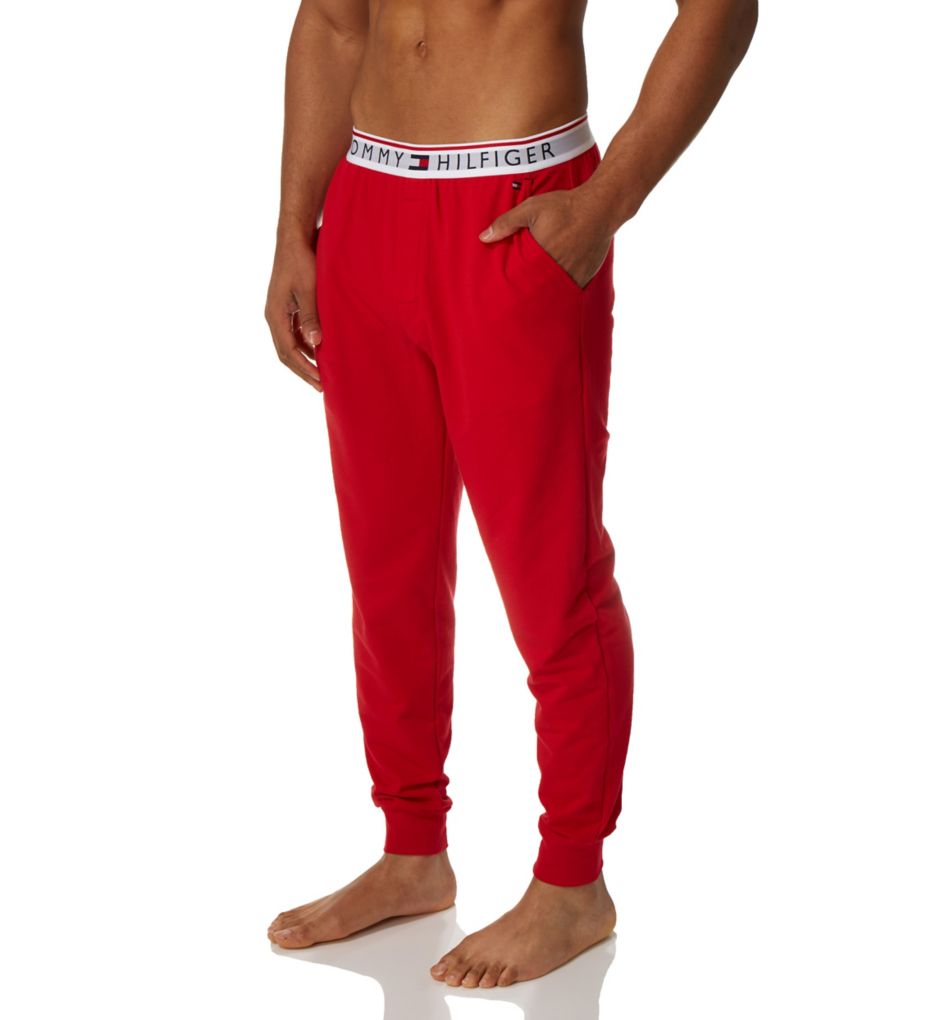 tommy hilfiger logo waistband joggers