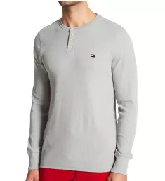 Thermal Long Sleeve Henley Shirt GRHEAT M