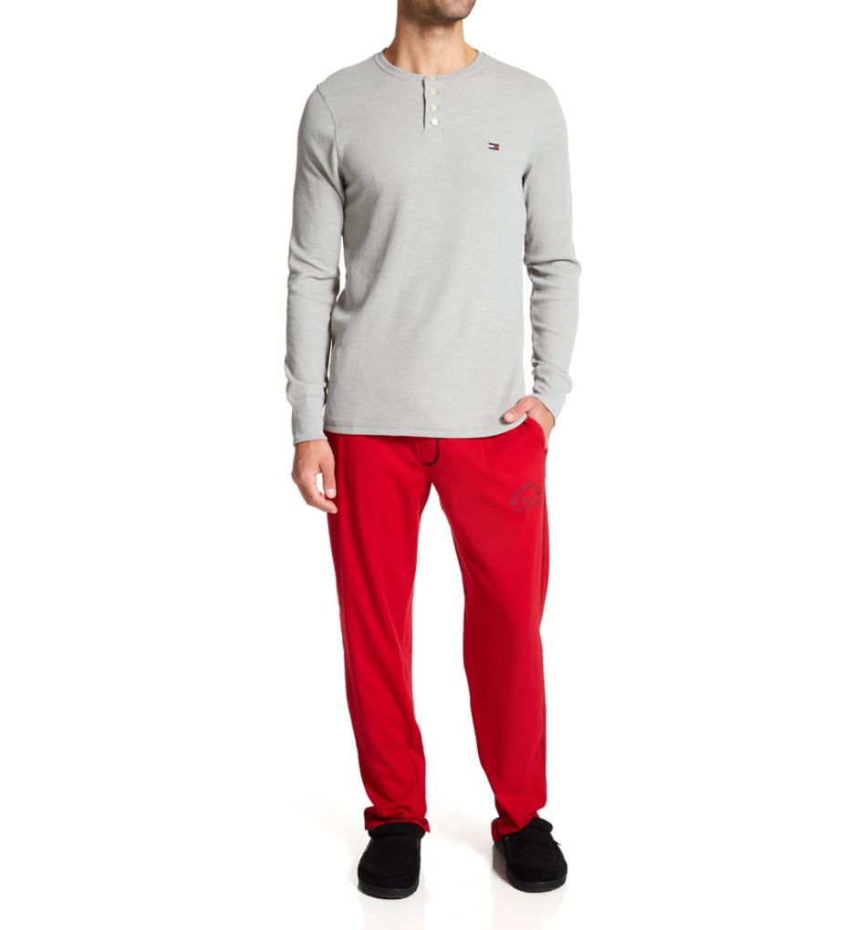 Thermal Long Sleeve Henley Shirt-cs3