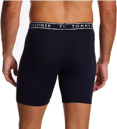 Cotton Stretch Boxer Brief - 3 Pack Navy L