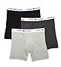 Tommy Hilfiger Basic 100% Cotton Boxer Brief - 3 Pack Gray Heather L 